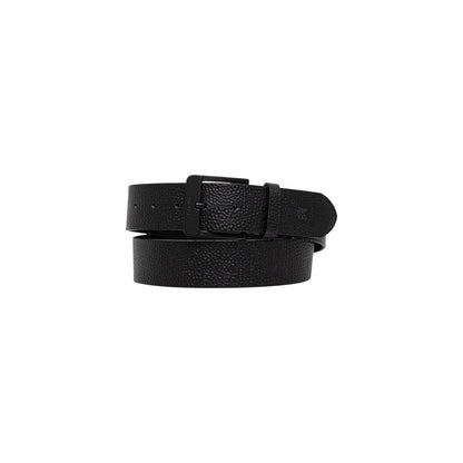 Black Leather Regular Belt