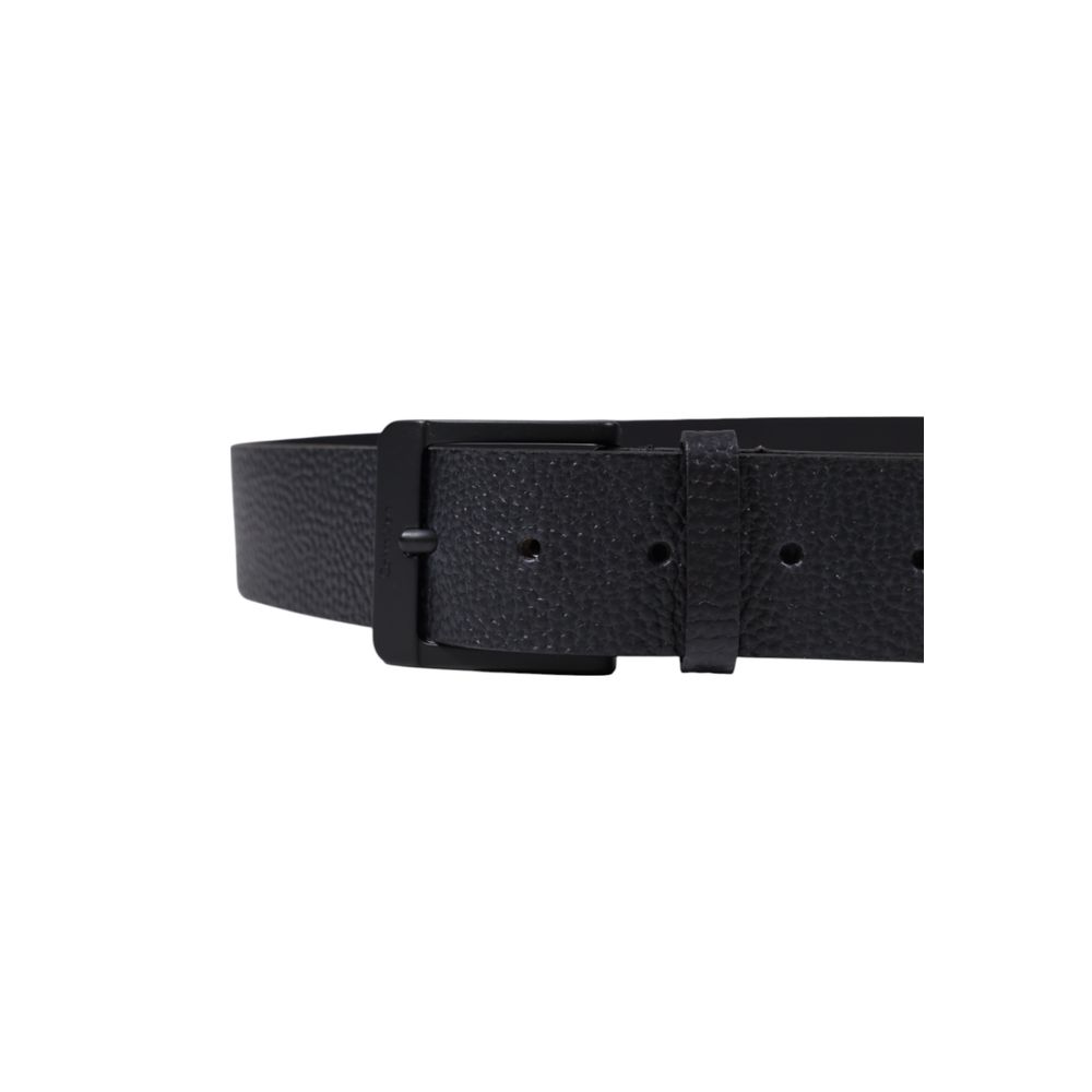 Black Leather Regular Belt