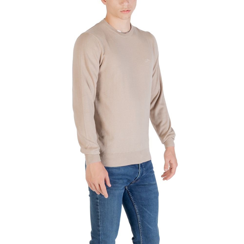 Beige Polyester Sweatshirt