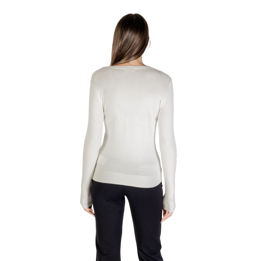 Cream Viscose Sweatshirt