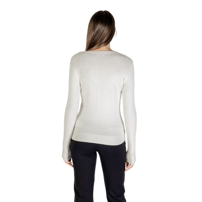 Cream Viscose Sweatshirt