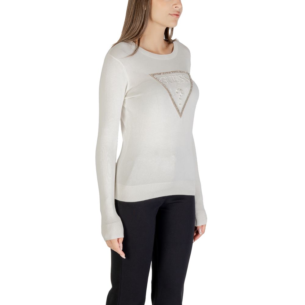 Cream Viscose Sweatshirt