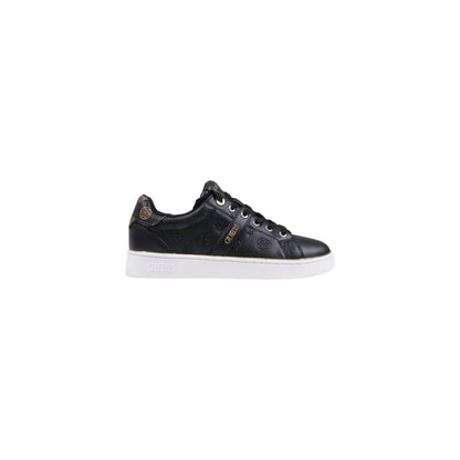 Black Polyethylene Low Top Sneakers
