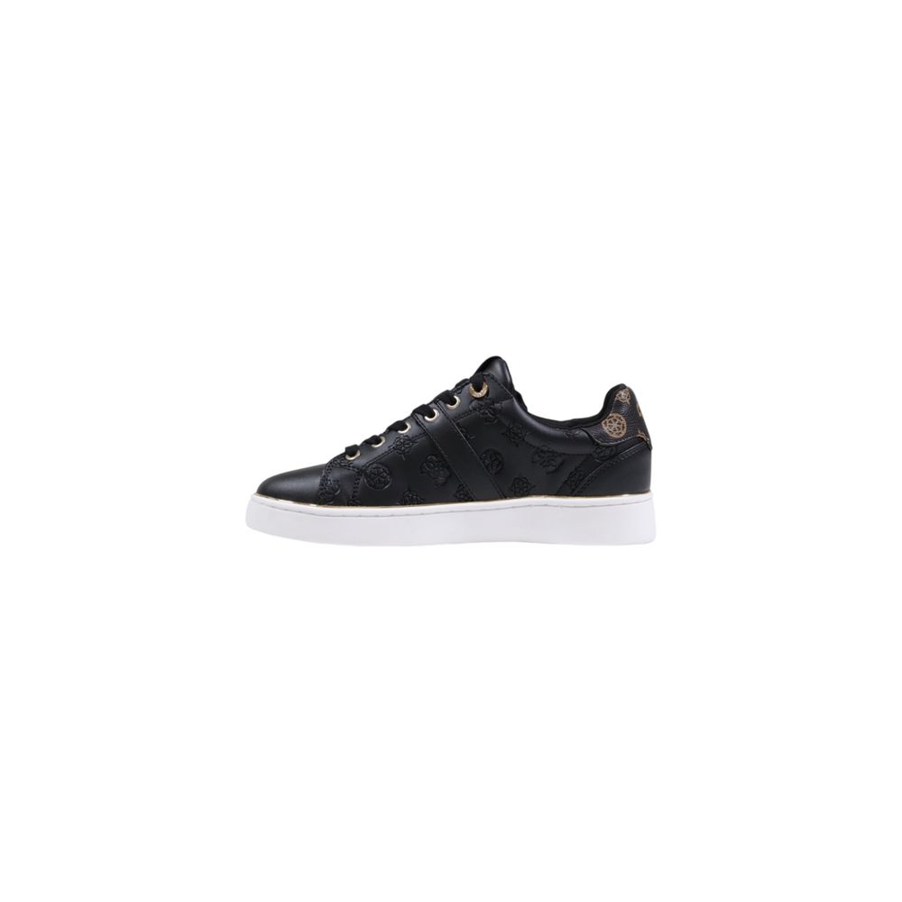 Black Polyethylene Low Top Sneakers