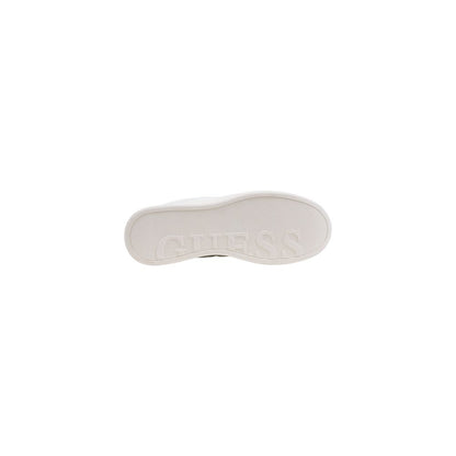 White Polyethylene Platform Sneakers