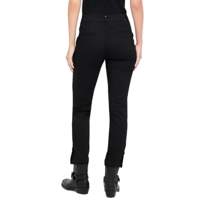 Black Cotton Dress Pants