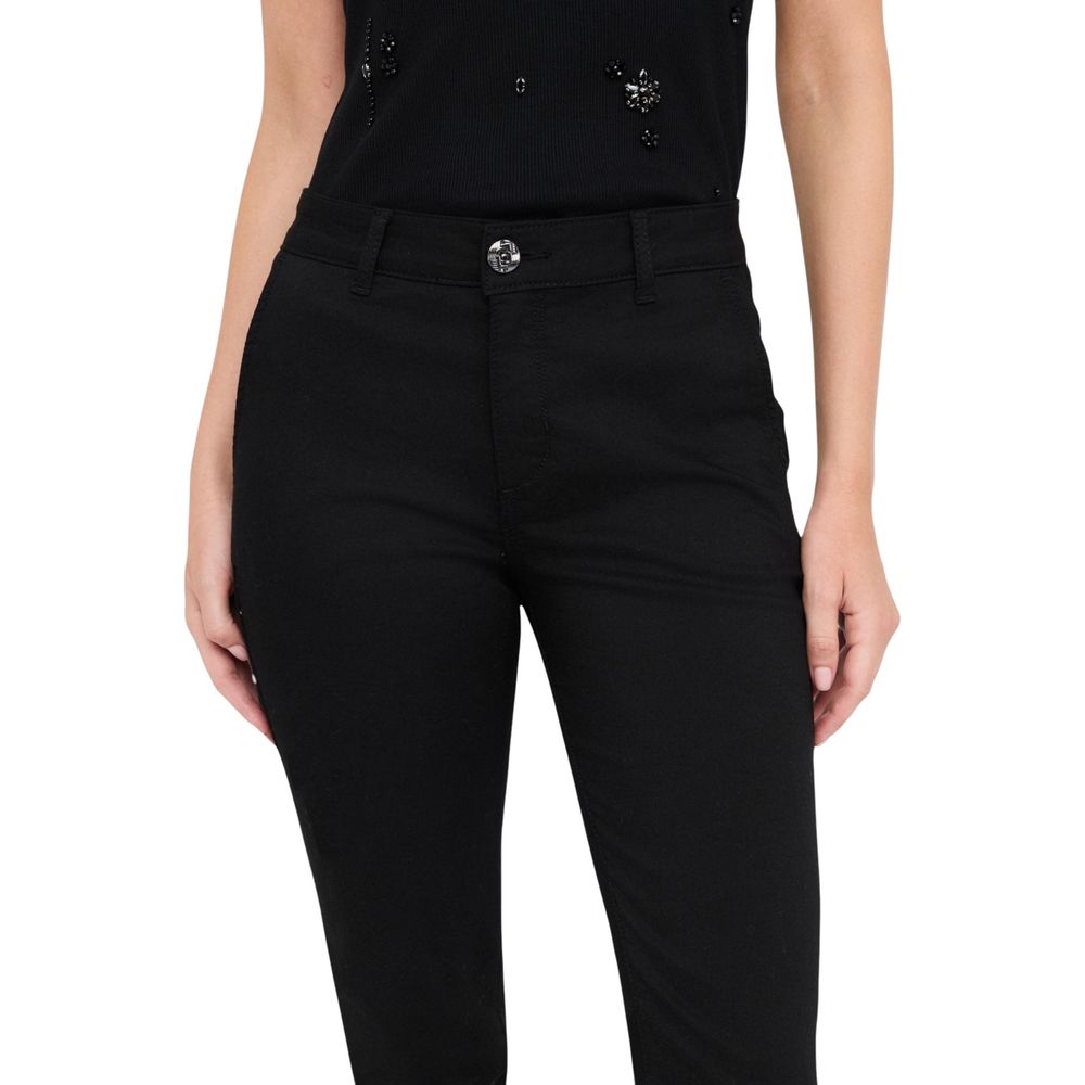 Black Cotton Dress Pants