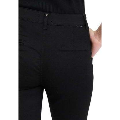 Black Cotton Dress Pants