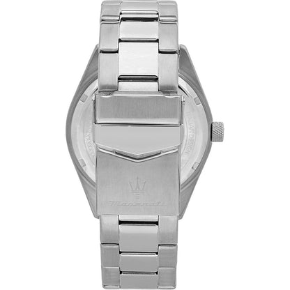 Blue Stainless Steel Dress Watch
