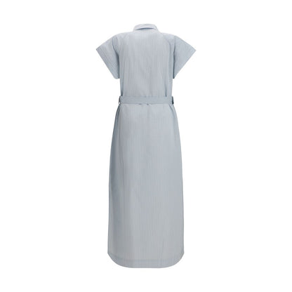 Blue Copper Long Dress
