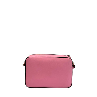 Pink PU Women Crossbody Bag