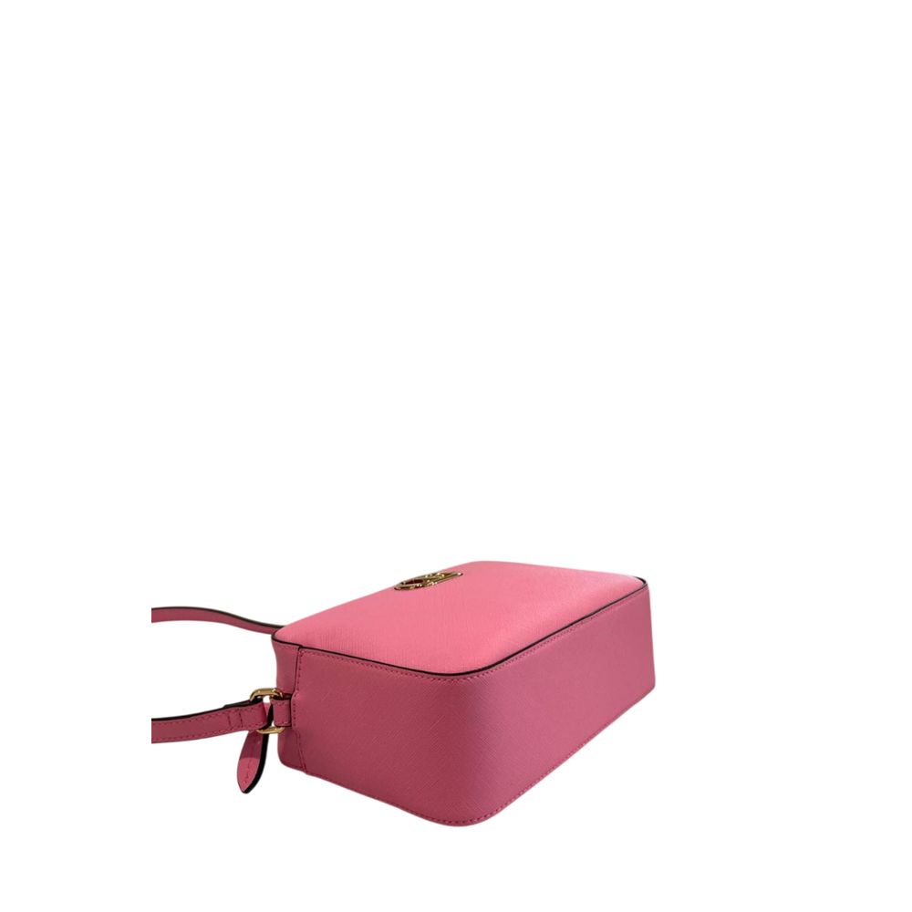 Pink PU Women Crossbody Bag