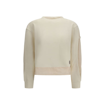 Beige Polyester Sweatshirt