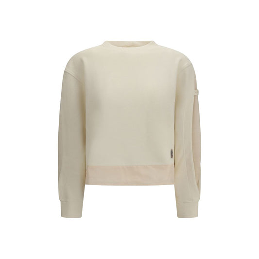 Beige Polyester Sweatshirt