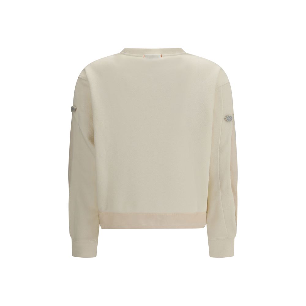 Beige Polyester Sweatshirt