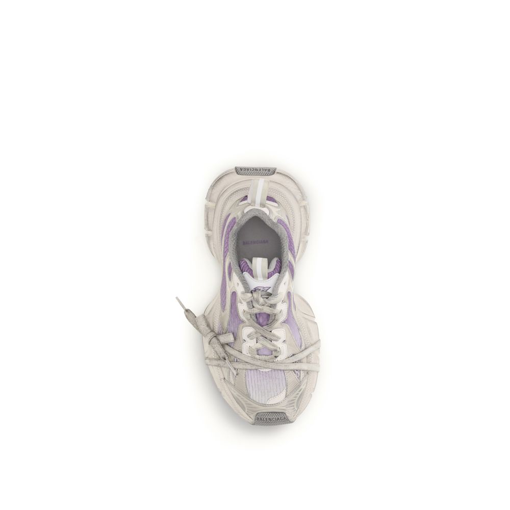Multicolor Fabric Chunky Sneakers