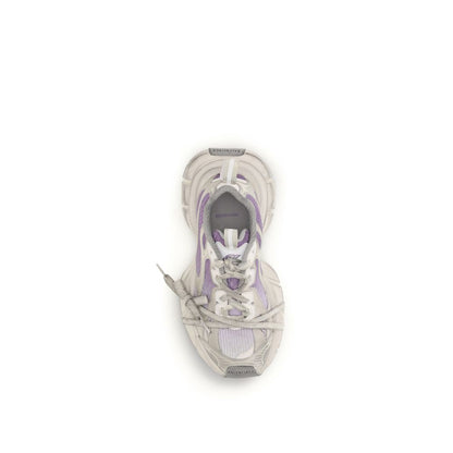 Multicolor Fabric Chunky Sneakers