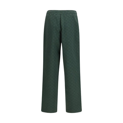 Bicolor Polyamide Casual Pants