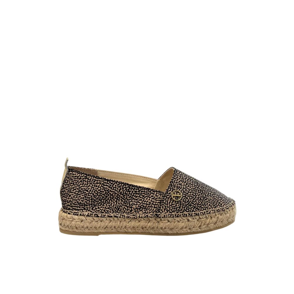 Beige Textile Women Platform Sandal