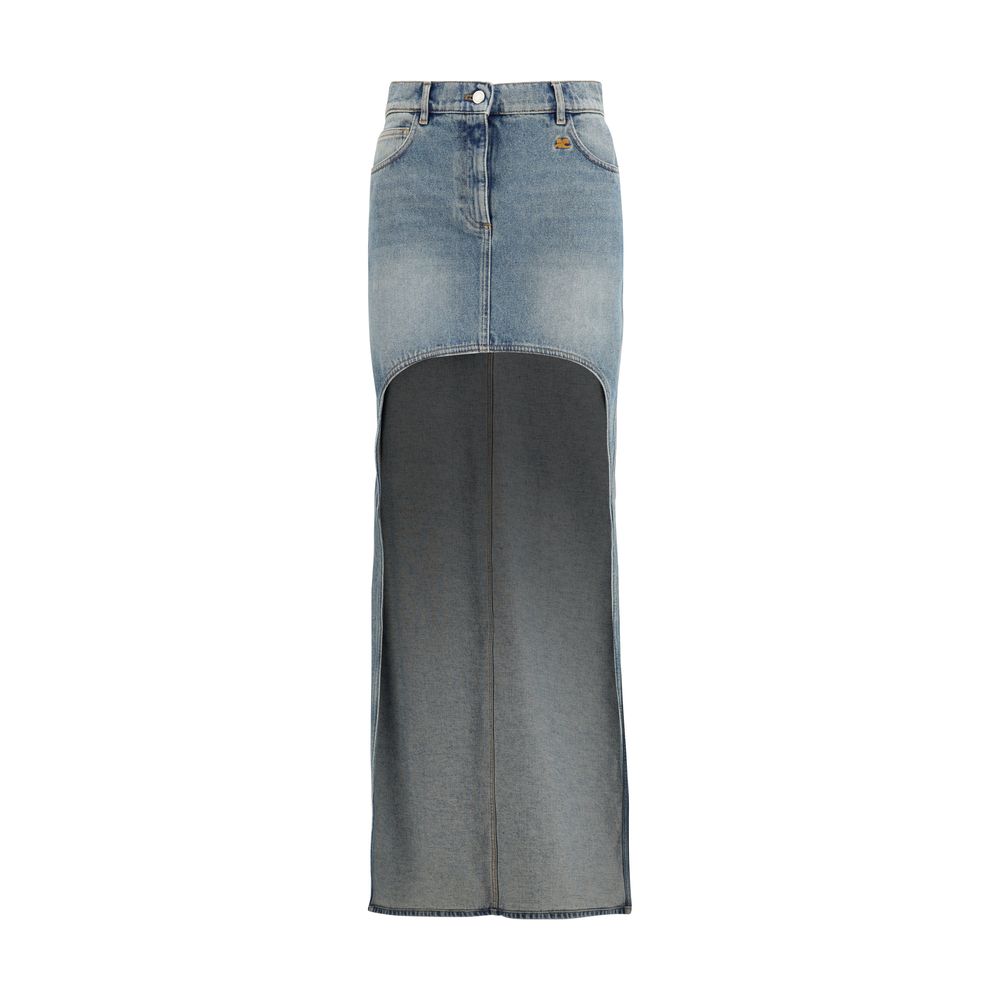 Blue Denim Skirt