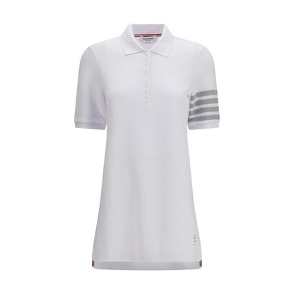 White Cotton Casual Dress