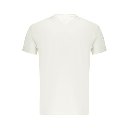 White Cotton Men T-Shirt