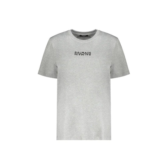 Gray Cotton T-Shirt