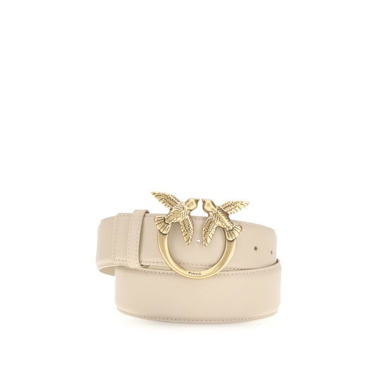 Beige Calf Leather Bos Taurus Regular Belt