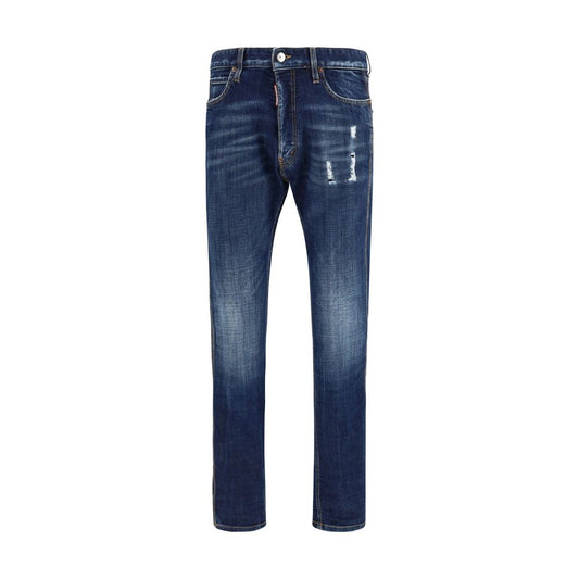 Blue Cotton Jeans Denim