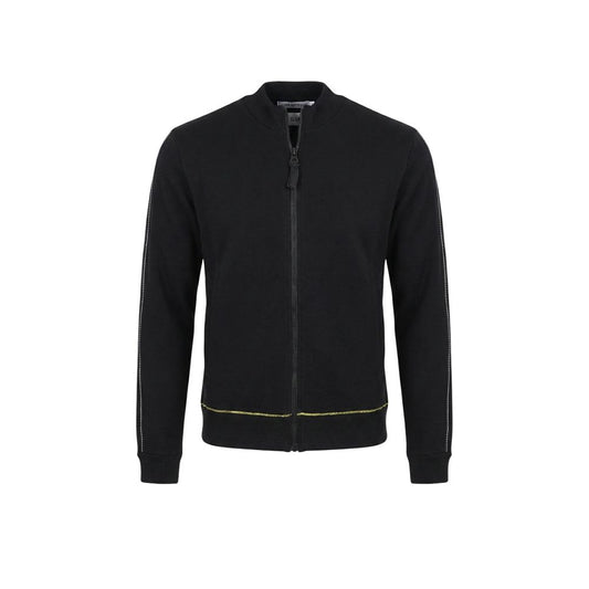 Black Cotton Sweatshirt