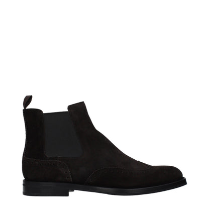 Brown Leather Ankle Boots