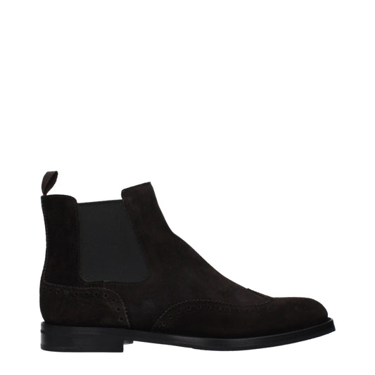Brown Leather Ankle Boots