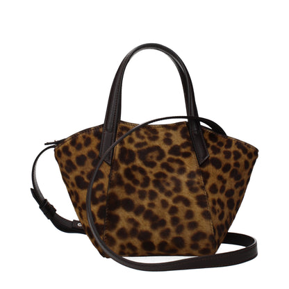 Brown Horsehair Handbag