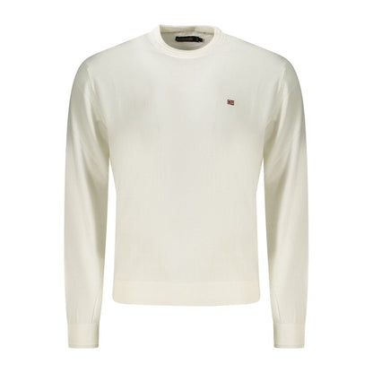 White Cotton Men Shirt