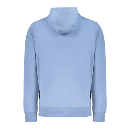 Blue Cotton Men's Hoodie
