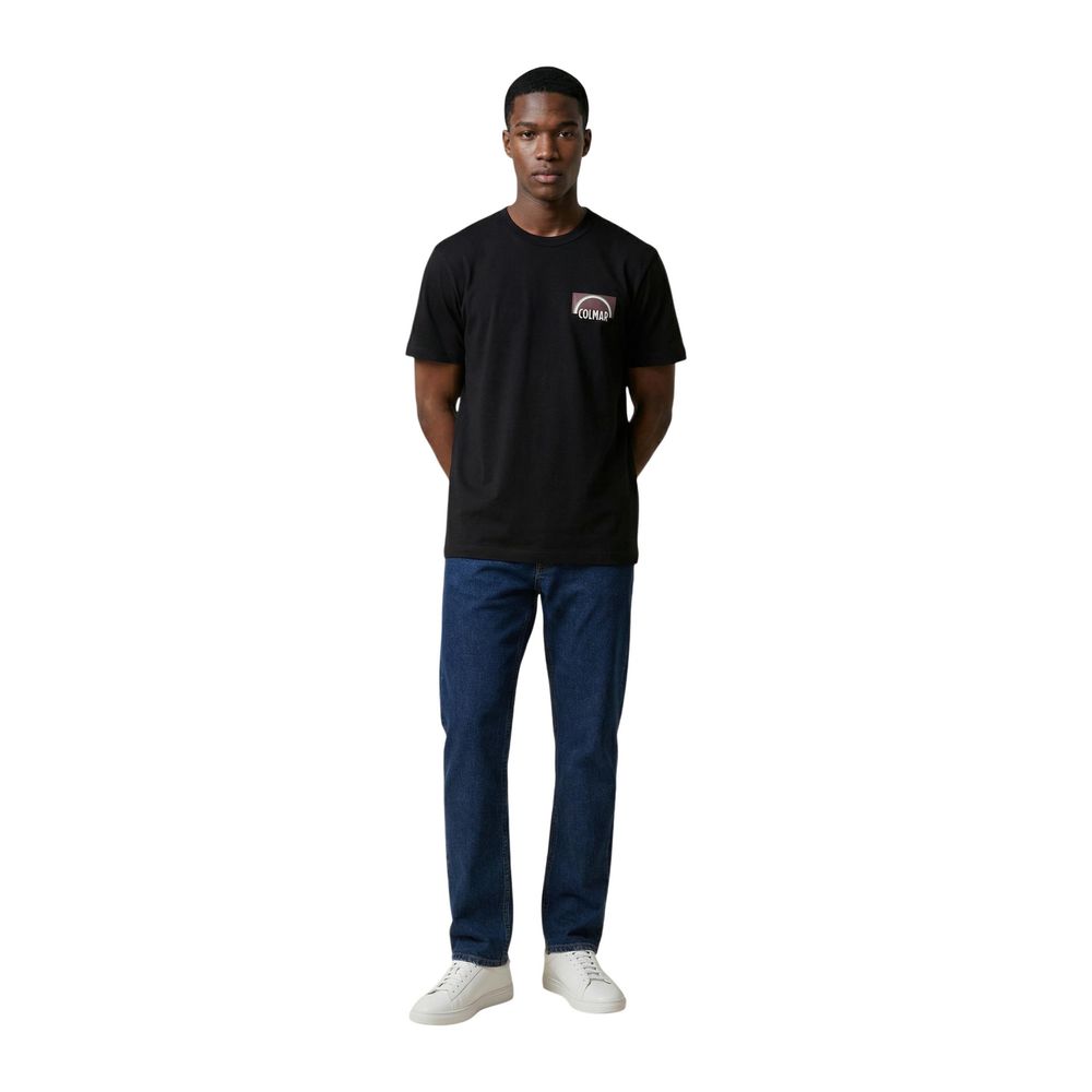 Black Cotton T-Shirt