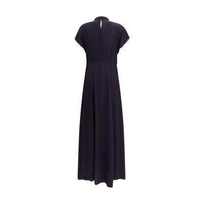Black Viscose Casual Dress