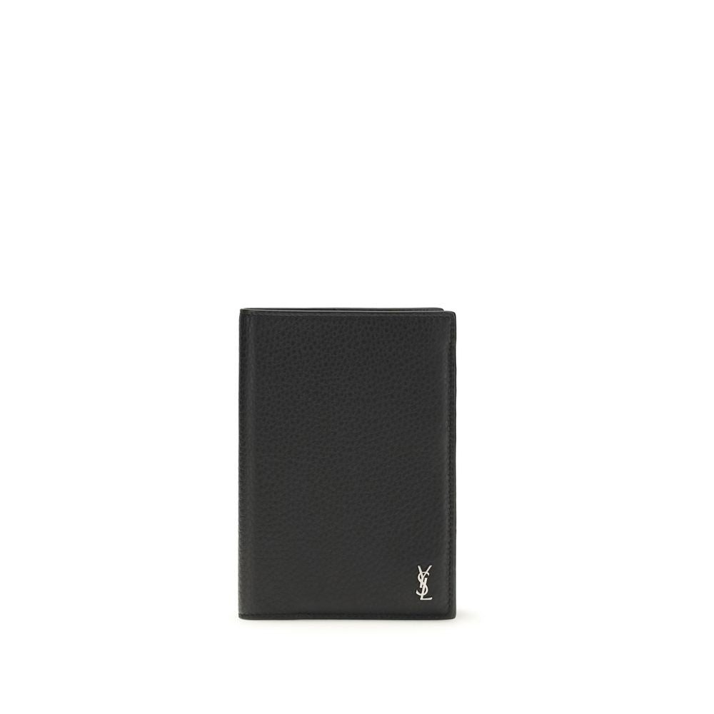Black Calf Leather Bos Taurus Wallet