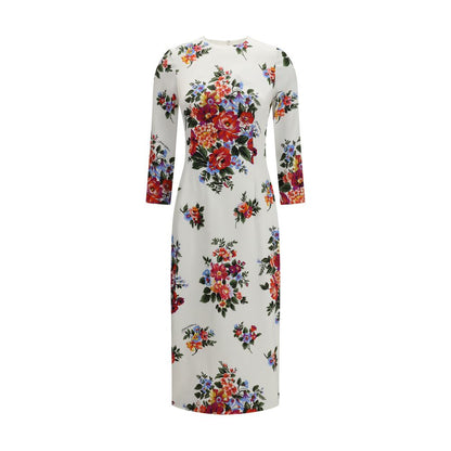 Multicolor Viscose Casual Dress