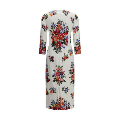 Multicolor Viscose Casual Dress