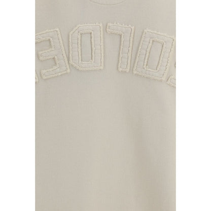Beige Cotton Sweatshirt