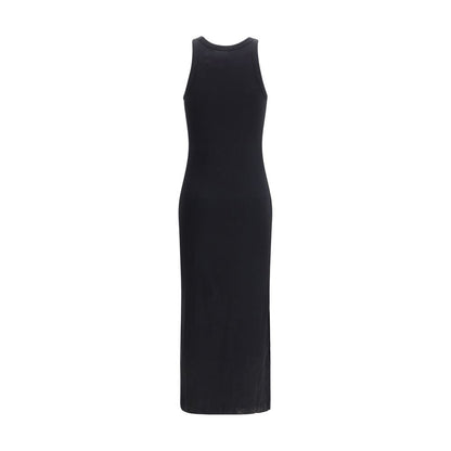 Black Cotton Casual Dress