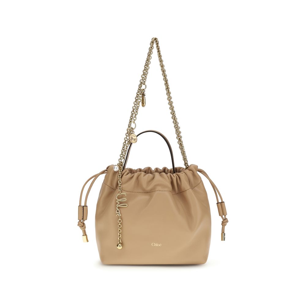 Beige Lamb Ovis Aries Aries Shoulder Bag