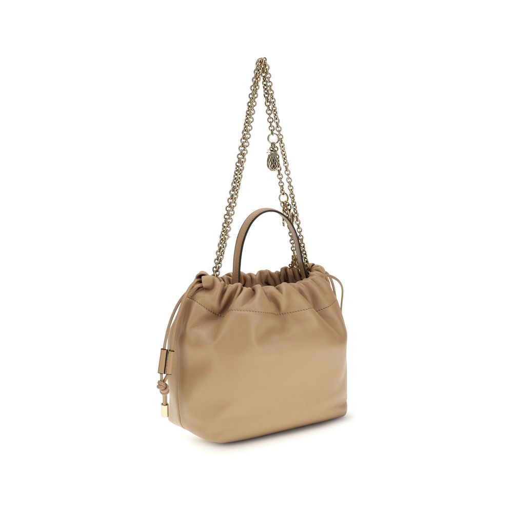 Beige Lamb Ovis Aries Aries Shoulder Bag