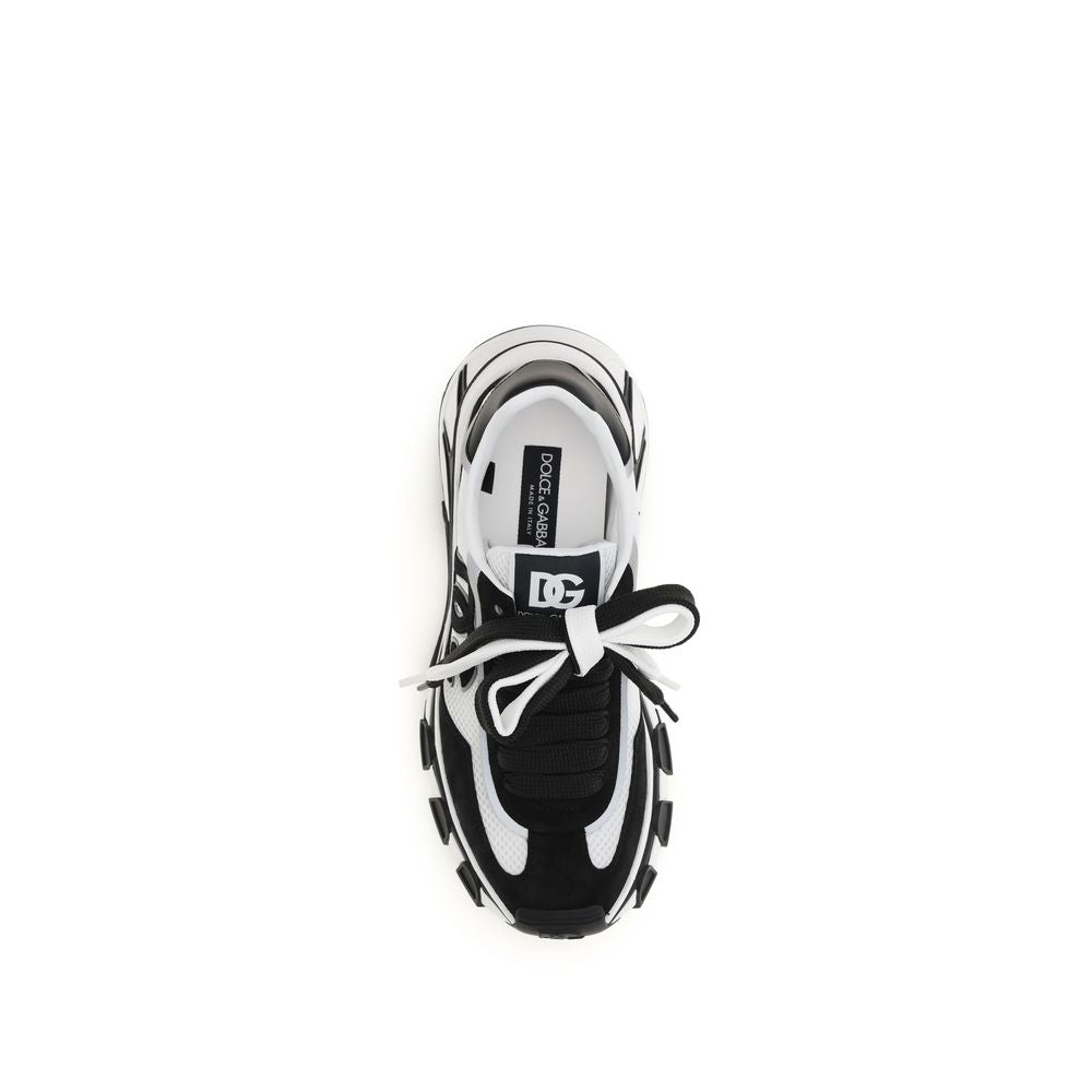 Black Calf Leather Bos Taurus Athletic Sneakers