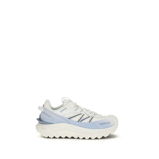 Blue Polyester Athletic Sneakers
