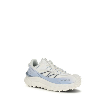 Blue Polyester Athletic Sneakers