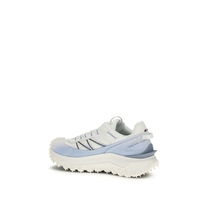 Blue Polyester Athletic Sneakers