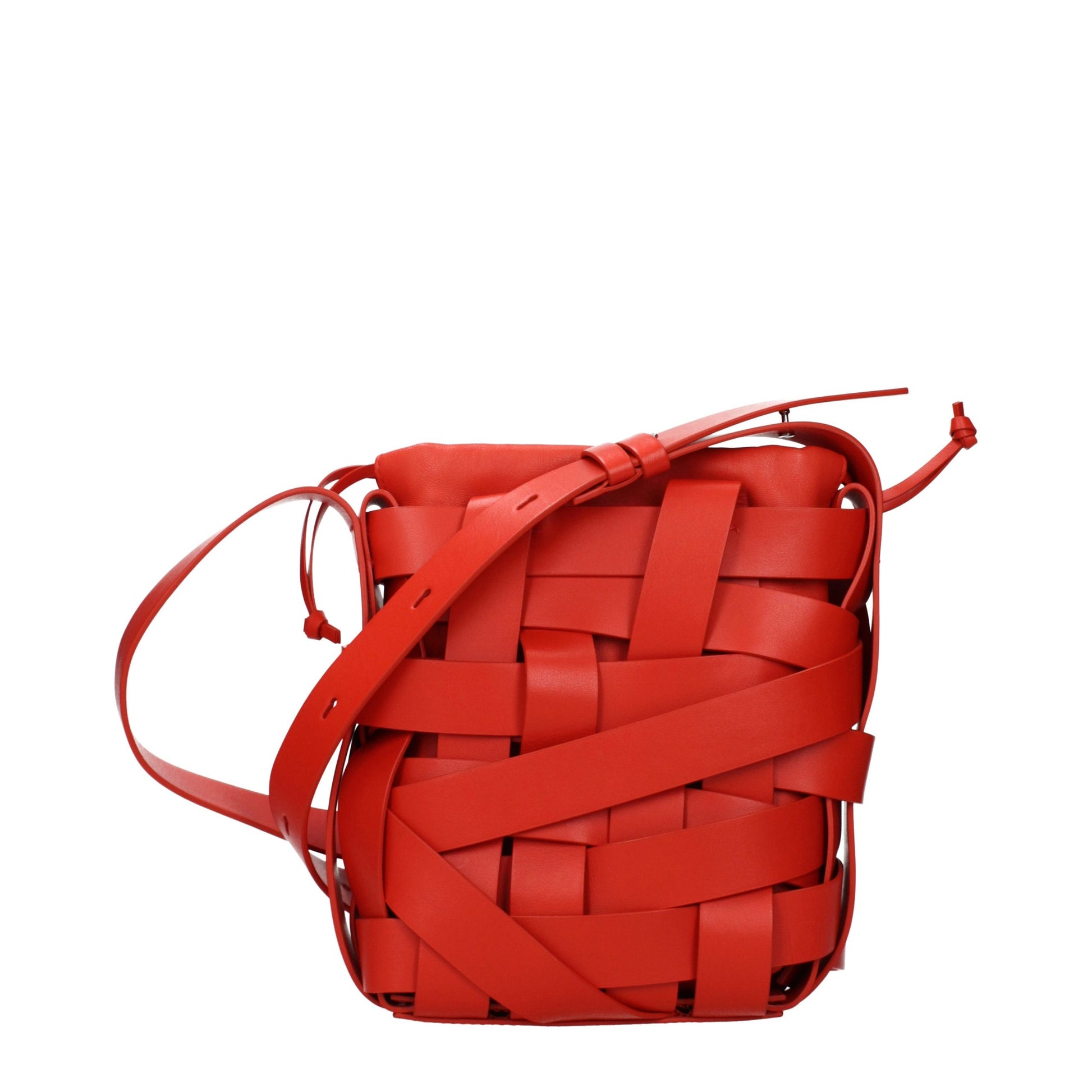 Red Leather Crossbody Bag