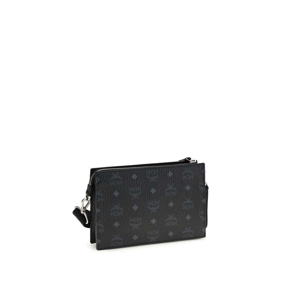 Black Calf Leather Bos Taurus Shoulder Bag